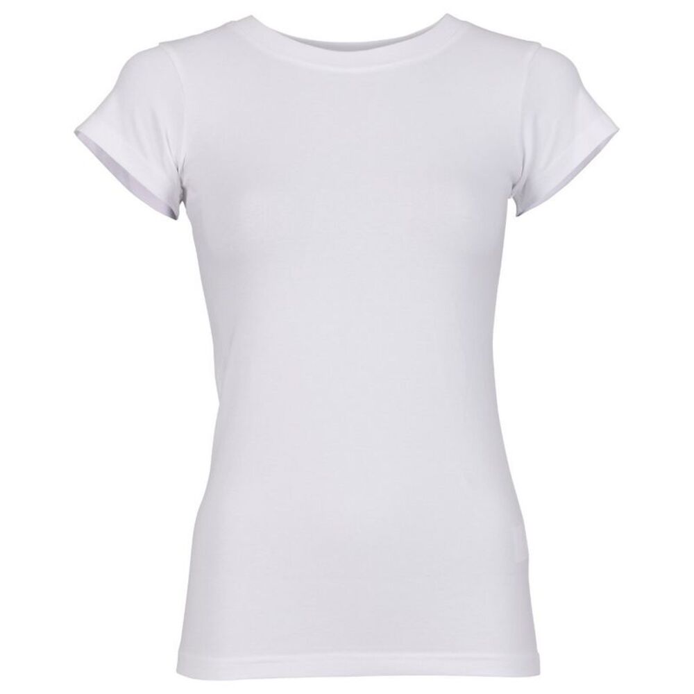 Build Your Brand Womens/Ladies T-Shirt / White